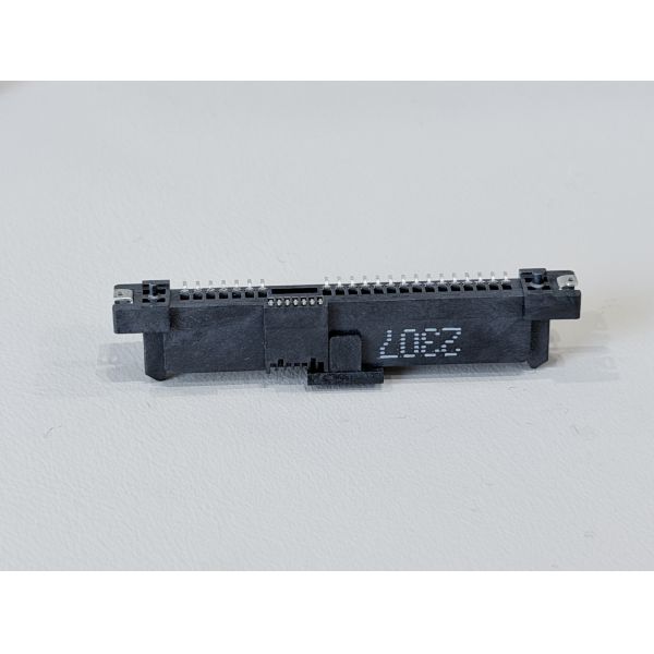 SAS 29P SMT Female Connector 1.27mm Pitch, Type 45 Version with 30U Gold-Plated Contacts for High-Speed Electronic Signal & Power PCB Connection