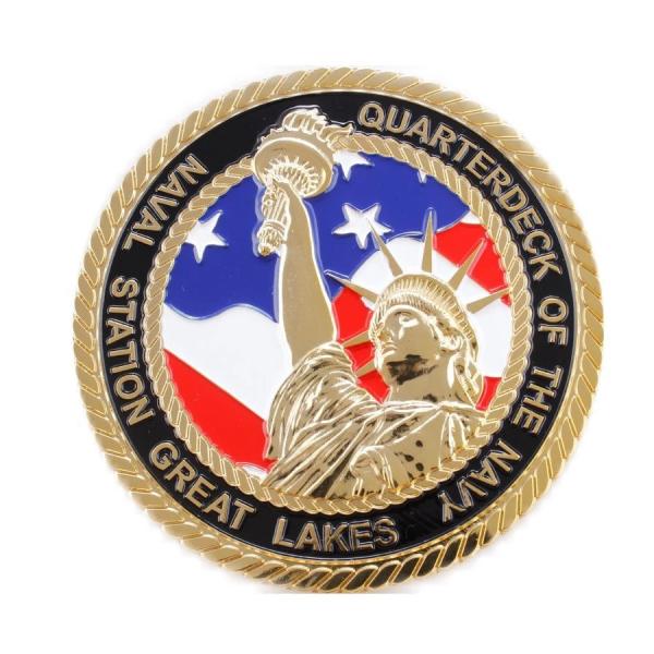 Heart Shaped Engraved Custom Wedding Coin Gold SGS ODM Plating Polishing