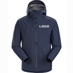 Men's Mountain Waterproof Windbreaker Lightweight Packable Hooded Raincoat Outdoor Running Hiking Mens Rain Jacket