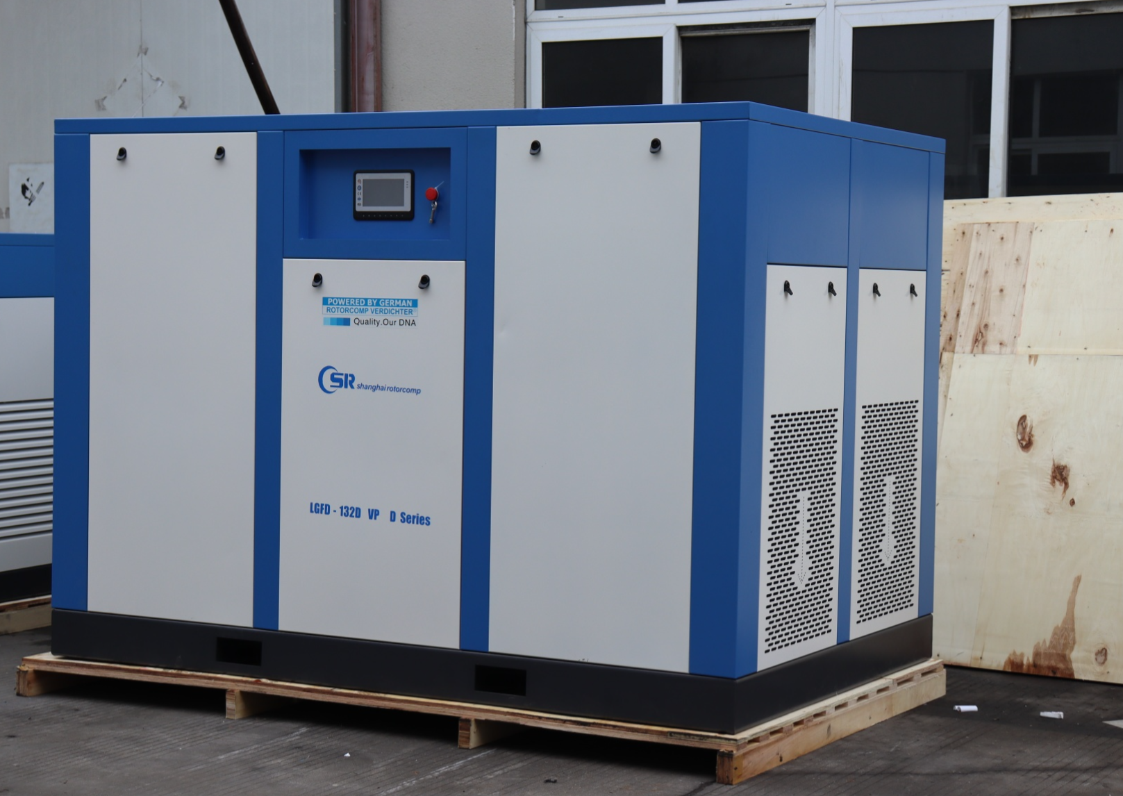 Вынуждающая система соединения компрессора воздуха винта ISO 160kw сразу управляемая