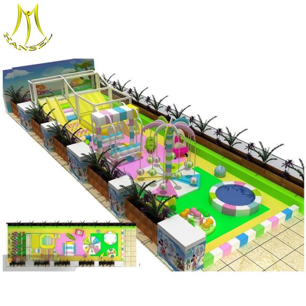Hansel  children playground flooring kids indoor play equipment slides indoor playground for mall
