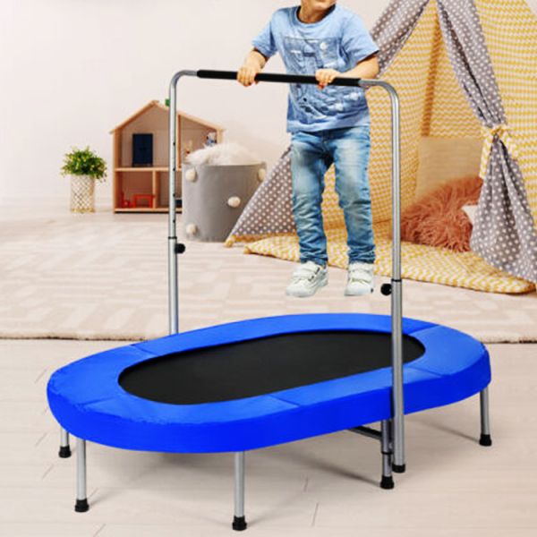 Indoor Outdoor Foldable Collapsible Trampoline for Kids 4 FT or OEM Height Adjustable