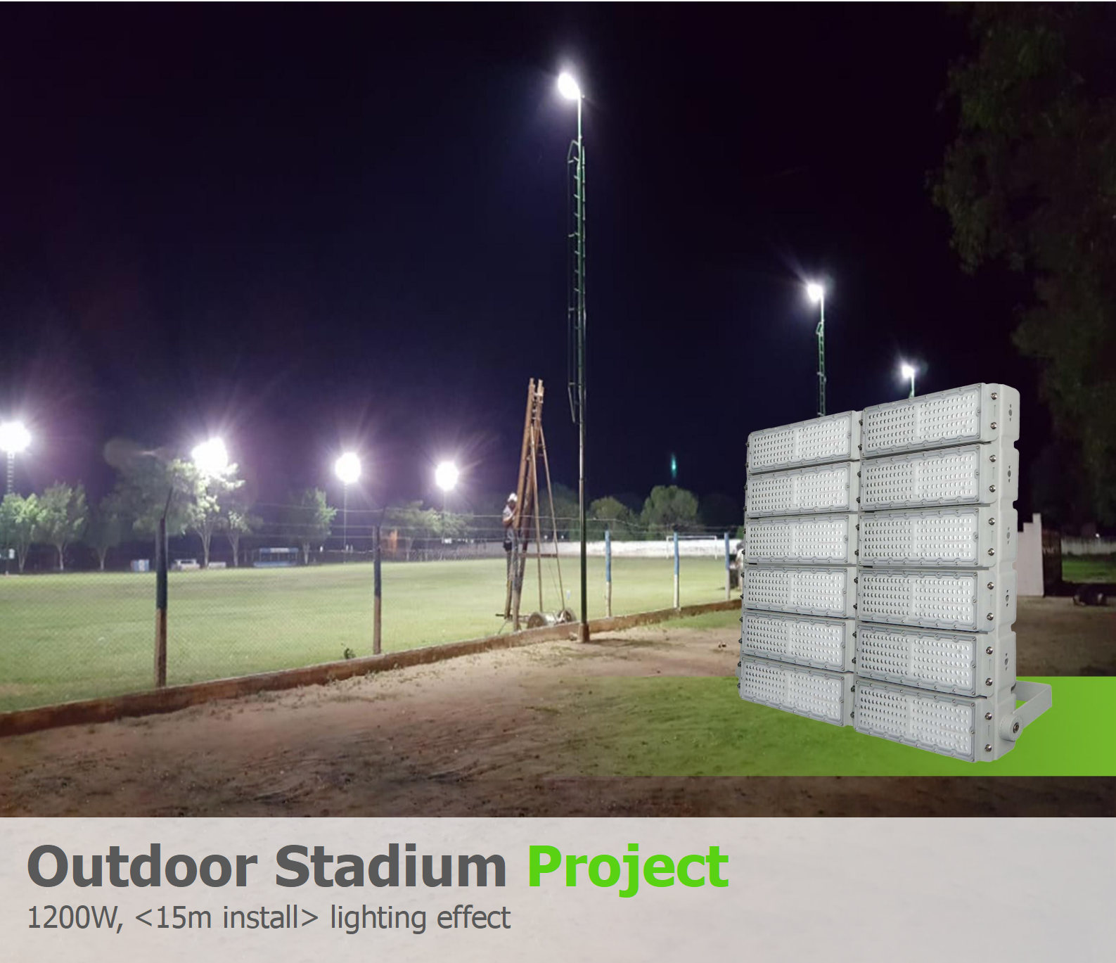 100w-1200w светодиодные светофоры для спортивных стадионов