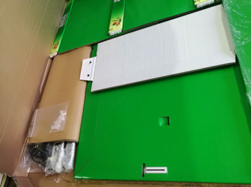 CMYK Printing Cardboard Shelf Display Store Visual Merchandising For Knorr Noodles