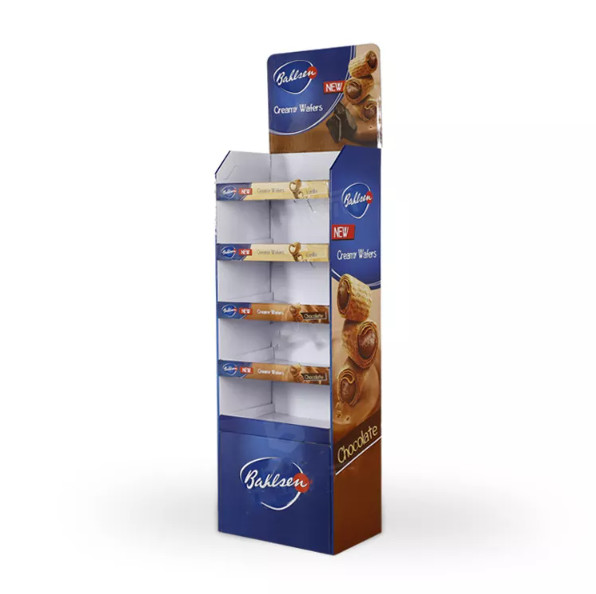 Candy Point of Sale Cardboard Display , Chocolate Cardboard POS Display