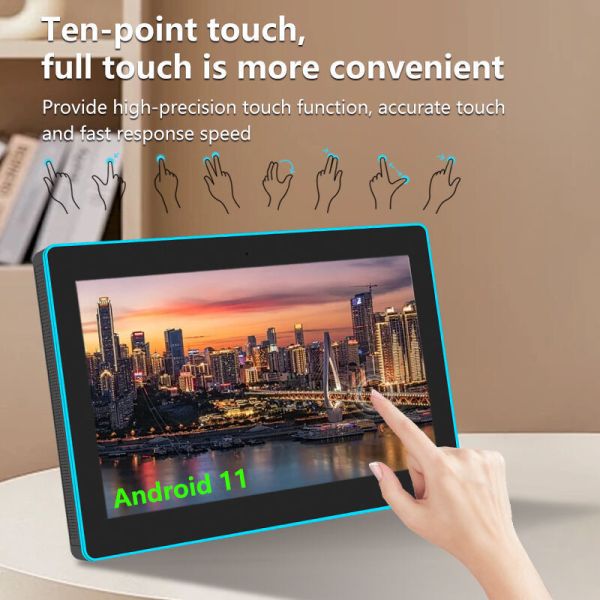 13.3Inch Wall Mounted Conference Room Tablet with NFC/RFID and POE for Smart Office Integration