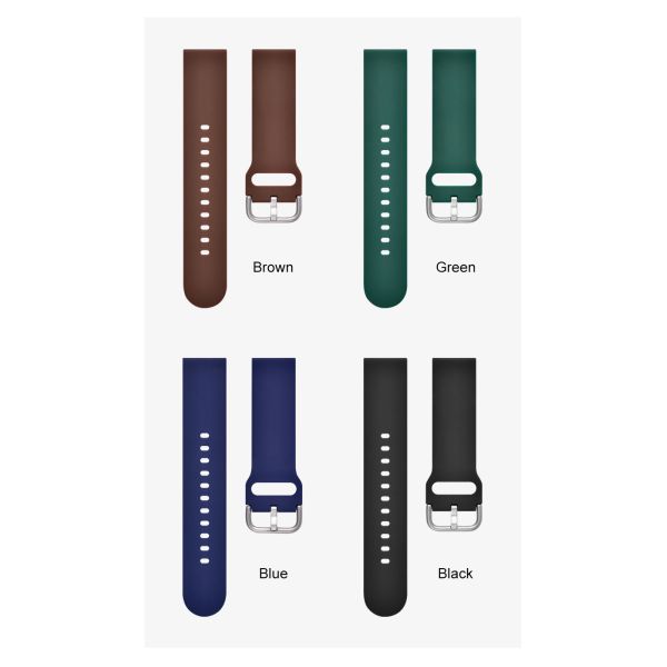 Solid Color Smartwatch Silicone Strap · Silky Smooth Feel | Customizable Logo And Colors - China Wholesaler SHX
