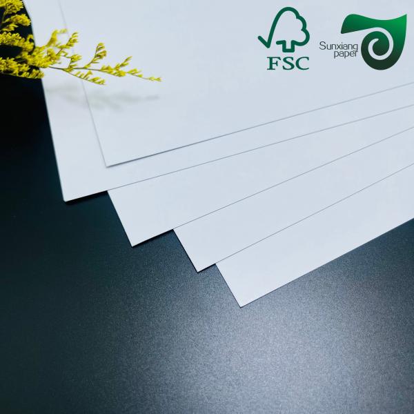 280gsm 300gsm Blue Core C2S Cardboard Matte Glossy Options for Poker Cards FSC Wrapping paper