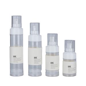 Childproof Cap AS PP Empty Airless Pump Lotion Bottle 30ml 50ml 80ml 100ml (MC