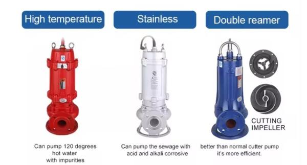Stainless Steel Non Clog Submersible Pump for Mud Sewage Dirty Water