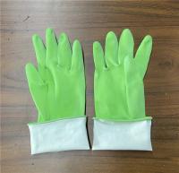As luvas de borracha do agregado familiar de M50g pulverizam Flocklined para a janela de limpeza