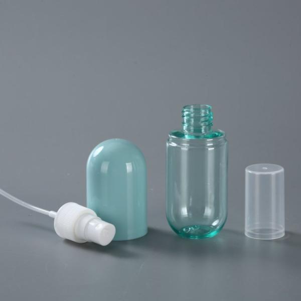 40/60 ml SPRAYER PUMP PET Capsule Spray Flask em cores bonitas para água de essência portátil