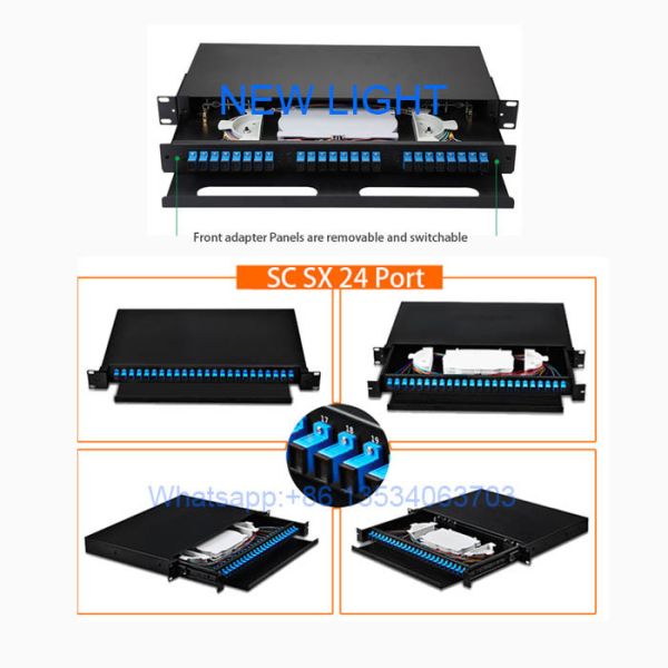 Rack Mount Multimode Fiber Optic Patch Panel