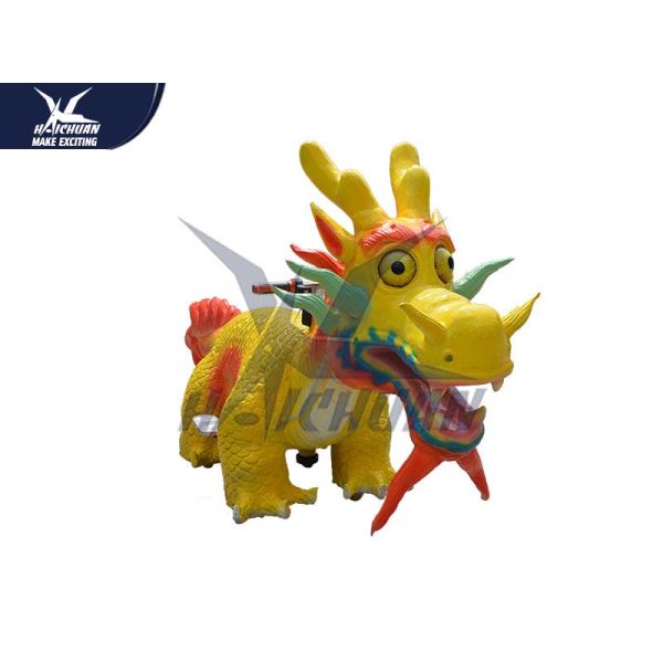 Cartoon Traditional Dragon Toy Car Kiddie Rides Game Center Motorized Scooters