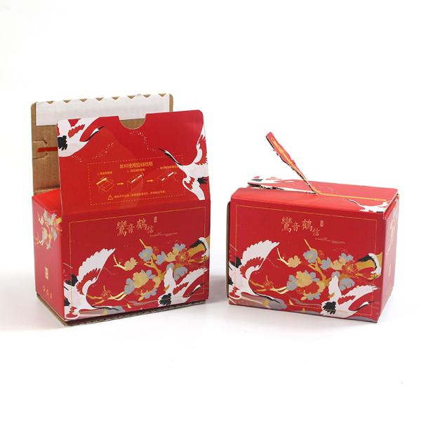 Corrugated Tear Strip Box Custom Logo Zipper Tear Open Packaging Self Seal Paper Box
