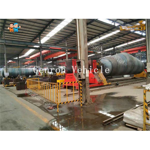 3 Axles Air Suspension 50T Dry Bulk Tanker Trailer In African Cement Plants