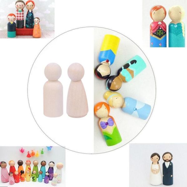 Куклы колышка ремесла 100Pcs деревянные прикрывают картину ISO9001