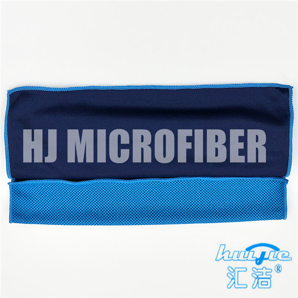 100% Polyester microfiber Cleaning Cloth 40*60cm sport square cooling towel
