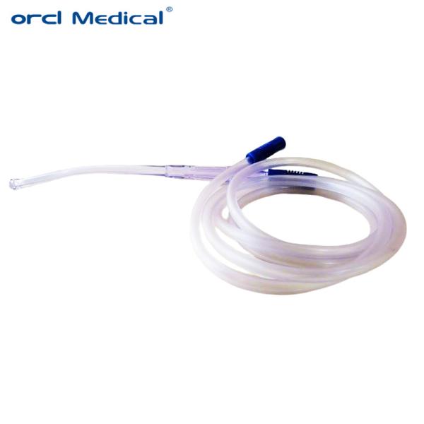 Disposable Sterile Packaging Smooth Edges Yankauer Suction Set WithCE ISO13485