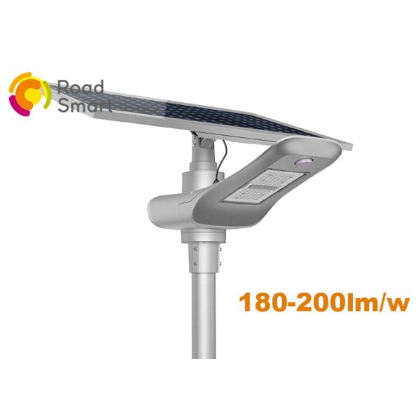 Fashionable High Stability Outdoor Solar Street Lights With Panel , Aluminum Alloy Housing