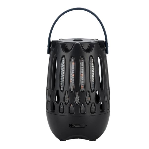 Portable Household USB Rechargeable Mosquito Zapper Killer with Flame Light and Night Light Function