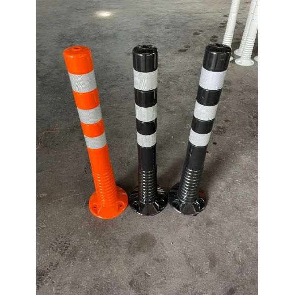 Flexible PU Spring Post with 75cm Height and 20cm Base Diameter for Road Safety