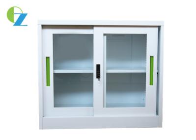 Estrutura de vidro curto do mobiliário de escritório H900*W900*D400 do armário da porta deslizante (milímetro) KD