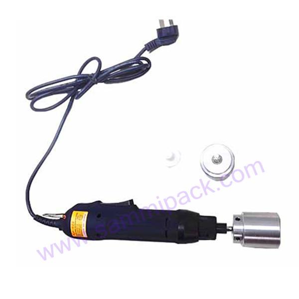 Portable Hand Held Electric Bottle Capping Machine Automatic With Security Ring Plastic Bottle Capper Sealing Tool