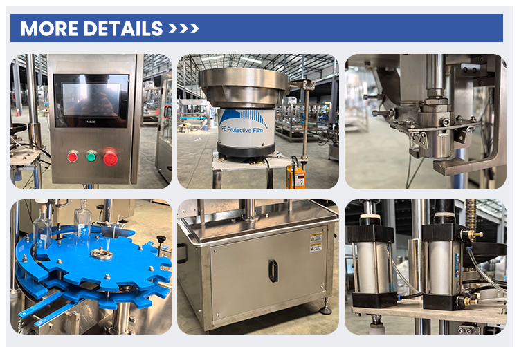 High Precision Wine & Whisky Glass Bottle Push T-Type Stopper Sealer Automatic T-Cork Capping Machine