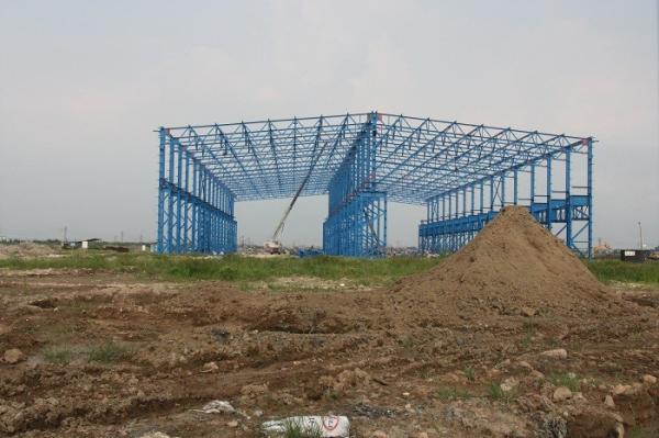 Construção da construção de aço da oficina do período maior de padrão de ISO