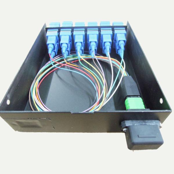 MPO-SC MPOのパネルのSimglemode 0.9mmの12港は鋼板MPOカセットを冷間圧延しました