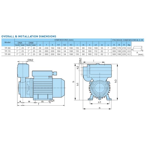 Собственная личность сосать водяную помпу вортекса для танка/отечественной высокой эффективности водоснабжения