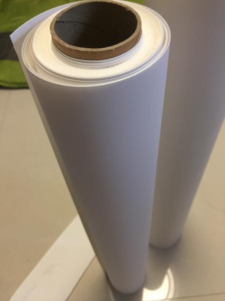 Lona imprimível 260g Digitas do poliéster do Inkjet 300mic lustroso alto que imprimem o rolo