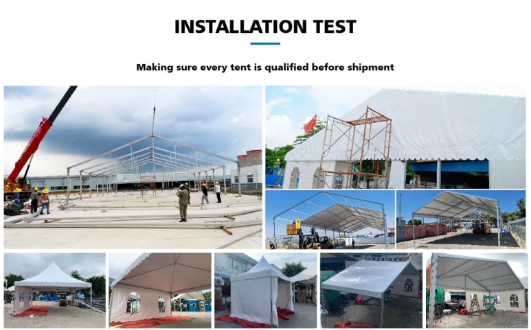 Water Proof High Quality Custom Construction Large Show Tent Heavy Duty Wedding Tent