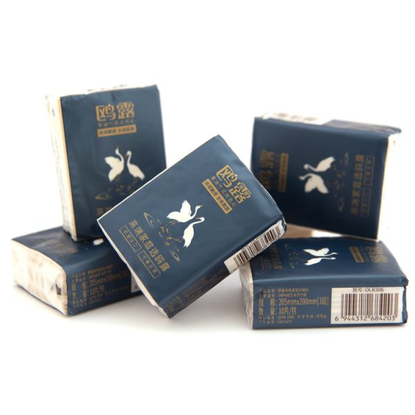 YASHI Paper Custom Logo Bulk Unbleached Pocket Tissue