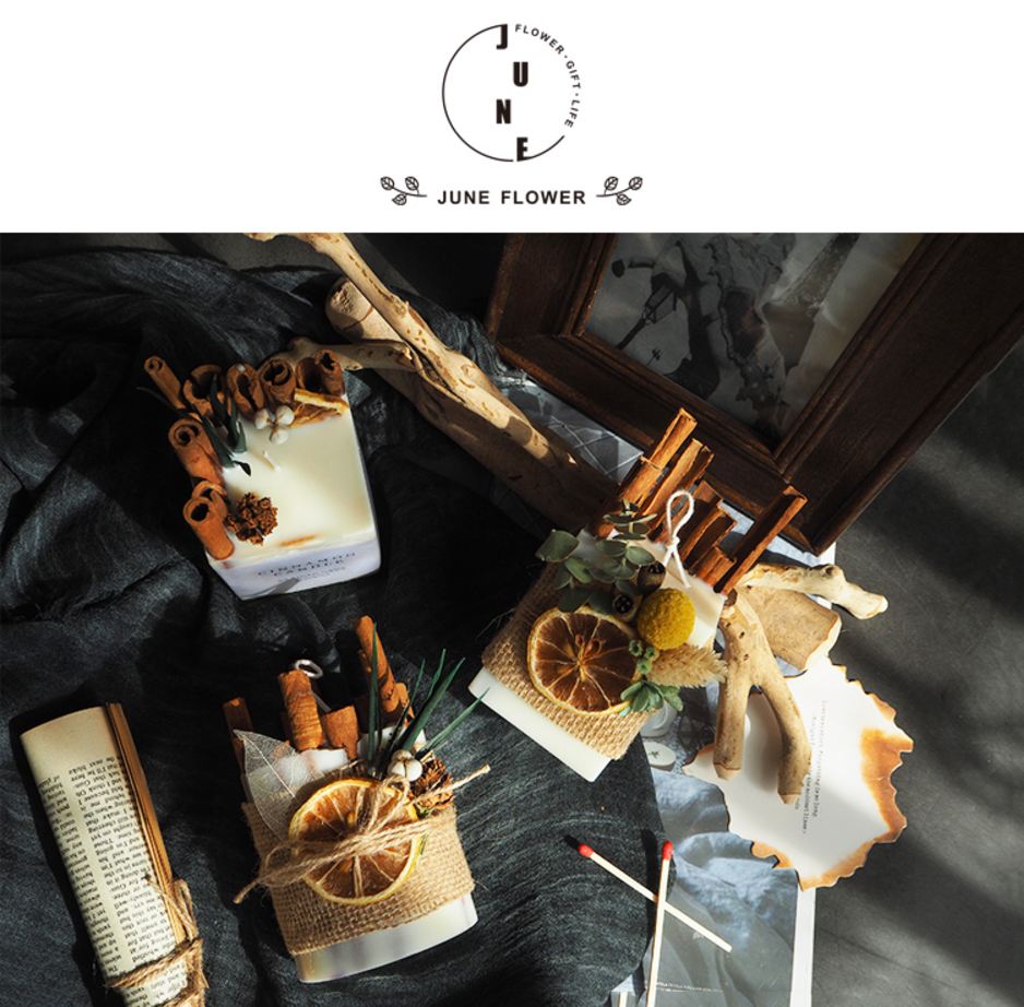 Wedding Handmade Home Scented Candles Soy Wax Luxury Pillar Scented Candles