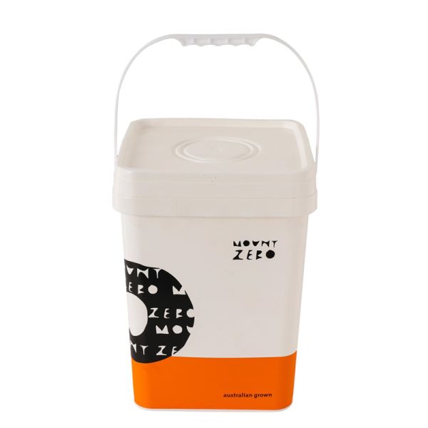 2.5 Gallon Plastic Square Tub PET Food Square Bucket