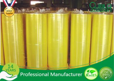 Logo Custom Printed Bopp Jumbo Tape , Wide Packing Tape Jumbo Roll Polypropylene Film
