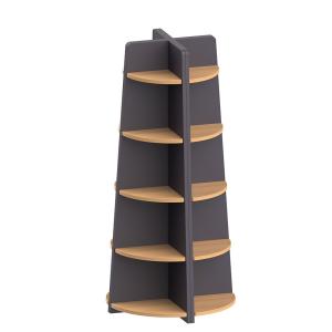 Portable 180cm Wooden Brochure Display Stands Configurable Beverage Display