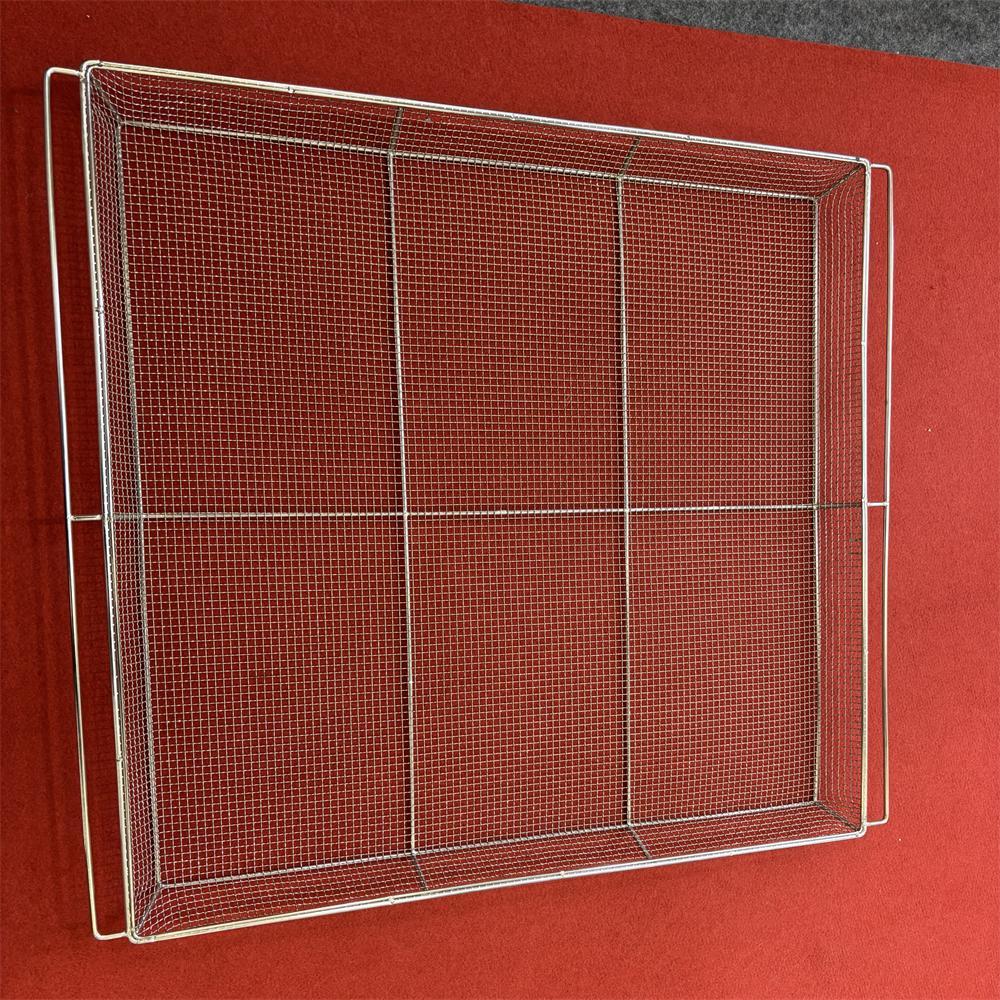 Food Grade 304 316 Stainless Steel Electro Galvanized Wire Mesh Tray with Quick Connect Coupler for Cable Management