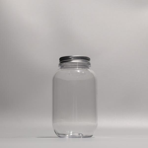 Cor personalizada Botalhas de plástico PET sem BPA em forma de U com parafuso na tampa