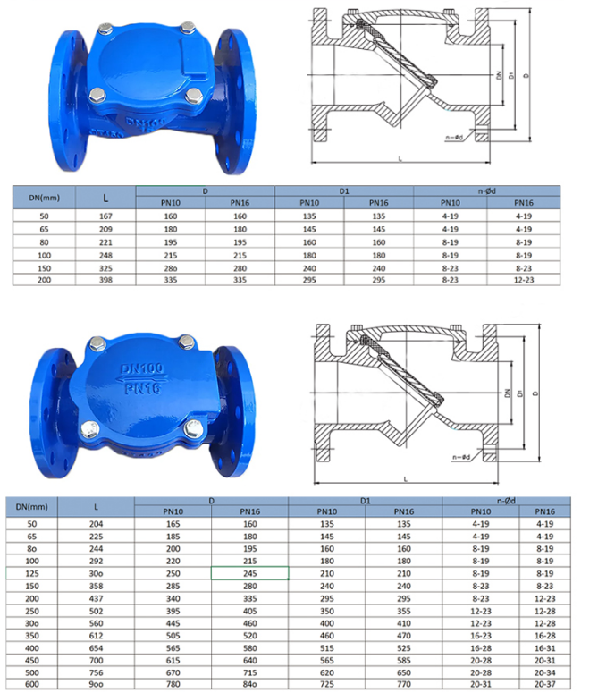 Отличный подвижный железный резиновый флакон чековый клапан для продвижения сред при нормальной температуре