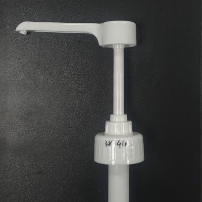 PP Material Food Grade Food Pump Dispenser Long Nozzle Pump 38/410 (MC-155)