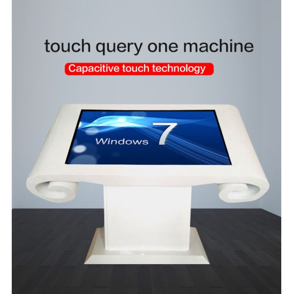 43 Inch LCD HD Interactive Digital Touch Table Touch Screen Kiosk Floor Stand Touch Screen Display Kiosk