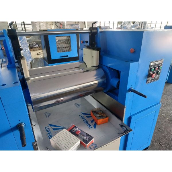 Lab Electrical Heating Masterbatch Rubber Mixing Process Open Two Roll Mixing Mill