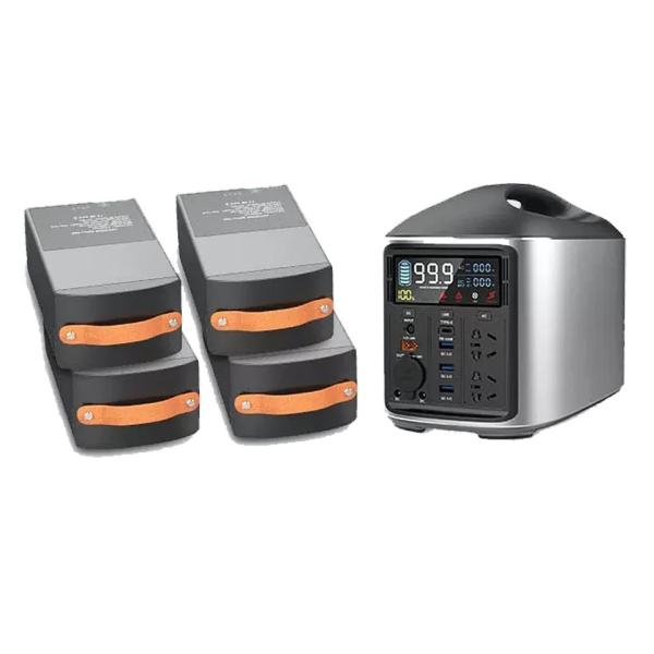 3.7V 600 Watt Portable Power Station Rechargeable Lithium Battery