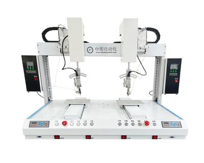 Equipamento de solda robótico de plataforma dupla de soldagem de dupla cabeça para a indústria automóvel