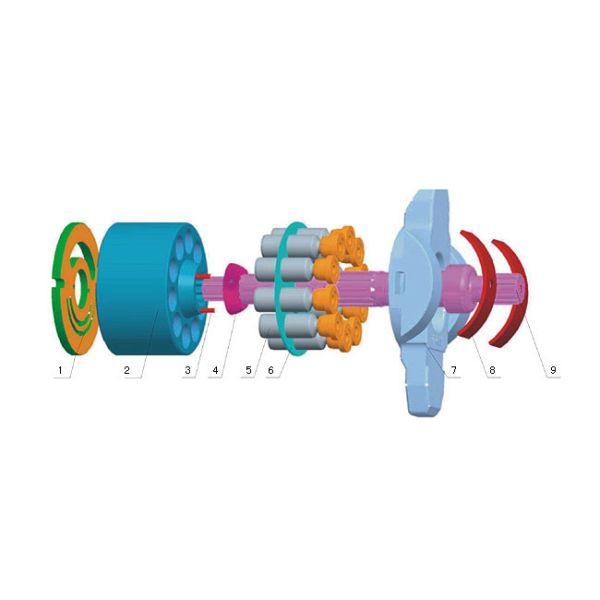 Nachi Hydraulic Piston Pump Pvd-00b-16p Pump Spare Part Repair Mini Excavator Kubota U15 301.5