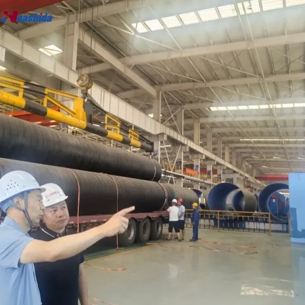 3LPE Coating Pipe Production Line with Internal Liquid Painting and External 3LPE Coating for SA2.5 Clean Level
