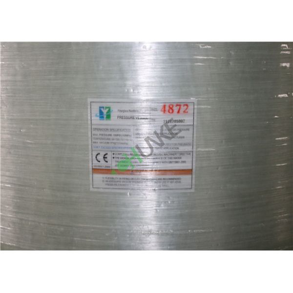 Зеленый большой корпус фильтра бака для хранения ФРП воды РО на выпивать высоту 445 до 2400мм